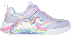 Skechers UNICORN Dievčenská vychádzková obuv, fialová, veľkosť
