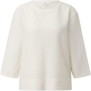s.Oliver SWEATSHIRT NOOS Dámska mikina, biela, veľkosť
