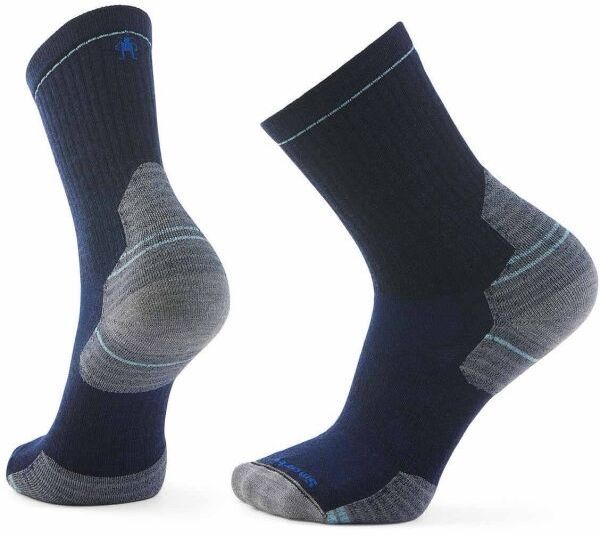Smartwool HIKE TARGETED CUSHION MID CREW SOCKS Pánske ponožky, tmavo modrá, veľkosť