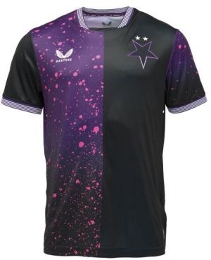 CASTORE SK SLAVIA PRAGUE PRO AWAY SS SHIRT Pánsky futbalový dres, čierna, veľkosť XXL