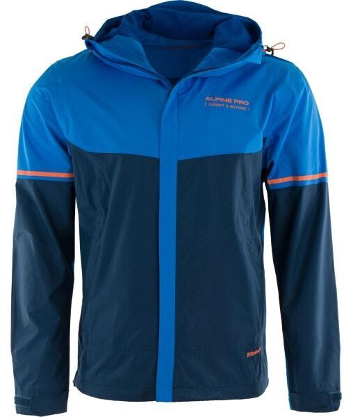ALPINE PRO OBERT Pánska outdoorová bunda, tmavo modrá, veľkosť