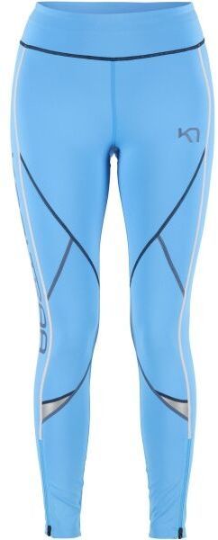 KARI TRAA LOUISE 2.0 TIGHTS Dámske športové legíny, svetlomodrá, veľkosť