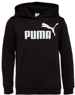 Puma ESSENTIALS NO.1 LOGO HOODIE FL G Dievčenská mikina, čierna, veľkosť