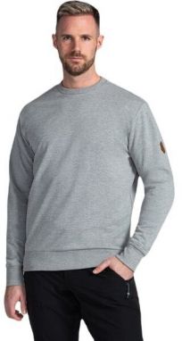 KILPI OIRAN-M Pánska mikina, sivá, veľkosť XXXL