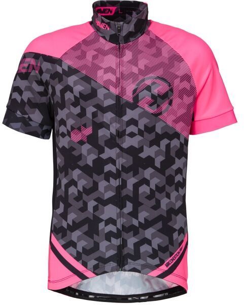 HAVEN SINGLETRAIL KID Detský cyklistický dres, čierna, veľkosť