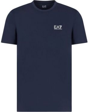 EA7 CORE ID Pánske tričko, tmavo modrá, veľkosť XXXL