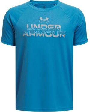 Under Armour SPLIT WORDMARK Chlapčenské tričko, modrá, veľkosť M
