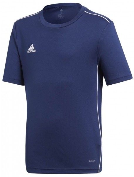 adidas CORE18 JSY Y Juniorský  futbalový dres, tmavo modrá, veľkosť