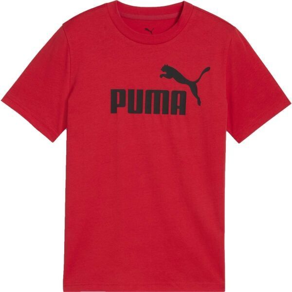 Puma ESSENTIALS N0. 1 LOGO TEE B Chlapčenské tričko, červená, veľkosť