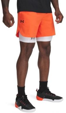 Under Armour PEAK Pánske športové kraťasy, oranžová, veľkosť