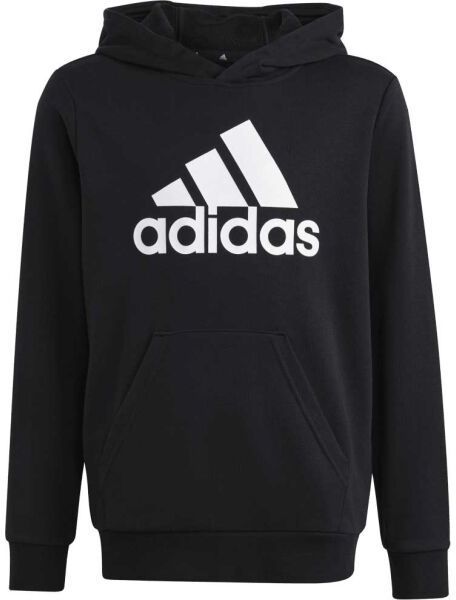 adidas BIG LOGO ESSENTIALS COTTON Detská  mikina, čierna, veľkosť