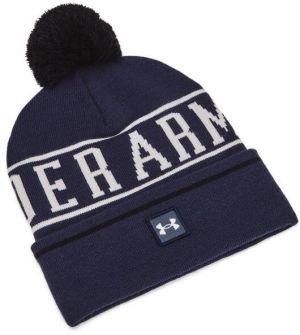 Under Armour HALFTIME POM Zimná čiapka, tmavo modrá, veľkosť