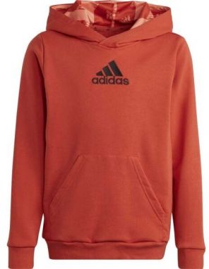 adidas U BLUV HD Q2 Detská  mikina, oranžová, veľkosť