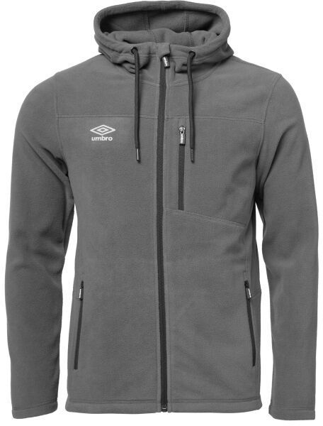 Umbro TRISTEN Pánska zimná mikina, tmavo sivá, veľkosť