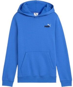 Puma ESS+2 COL SMALL LOGO HOODIE FL Pánska mikina, modrá, veľkosť