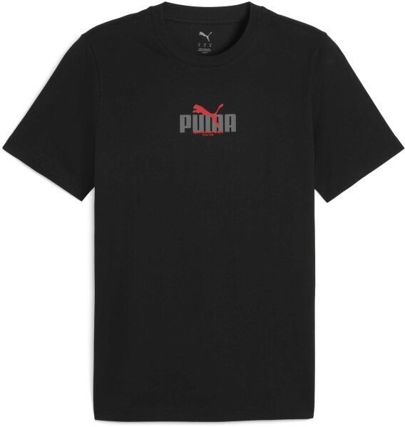 Puma GRAPHIC WORDING TEE Pánske tričko, čierna, veľkosť
