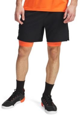 Under Armour VANISH WOVEN 2IN1 STS Pánske krátke nohavice, čierna, veľkosť
