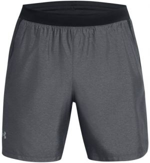 Under Armour UA LAUNCH 7'' HEATHER Pánske kraťasy, sivá, veľkosť
