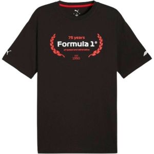 Puma F1 ESSENTIALS GRAPHIC TEE Pánske tričko, čierna, veľkosť