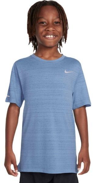 Nike DRI-FIT MILER Chlapčenské tričko, modrá, veľkosť