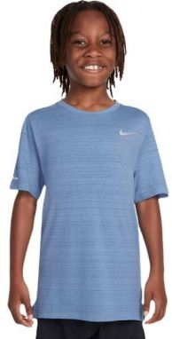 Nike DRI-FIT MILER Chlapčenské tričko, modrá, veľkosť