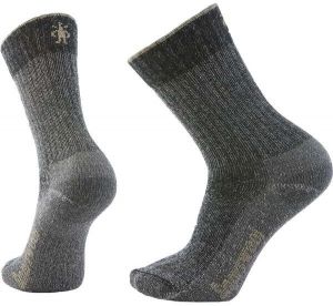 Smartwool HIKE CLASSIC EDITION LIGHT CUSHION 2ND CUT CREW SOCKS Turistické ponožky, tmavo sivá, veľkosť