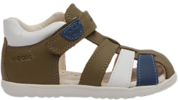 Geox B SANDAL MACCHIA BOY Chlapčenské sandále, khaki, veľkosť