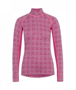 KARI TRAA ROSE LIGHT Dámske Merino tričko, ružová, veľkosť