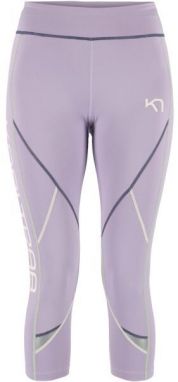 KARI TRAA LOUISE 2.0 3/4 TIGHTS Dámske 3/4  legíny, fialová, veľkosť