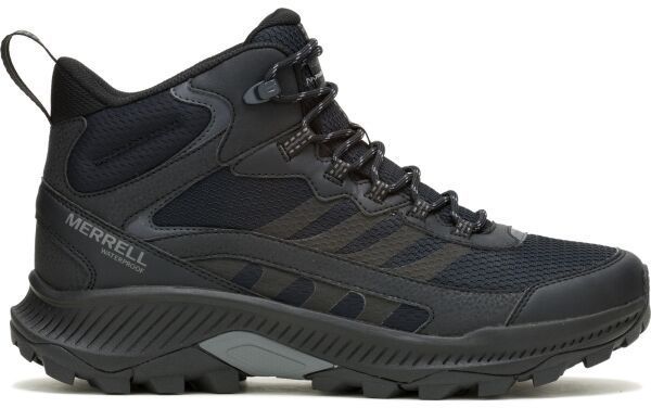Merrell SPEED STRIKE 2 MID WP Pánske turistické topánky, čierna, veľkosť 45