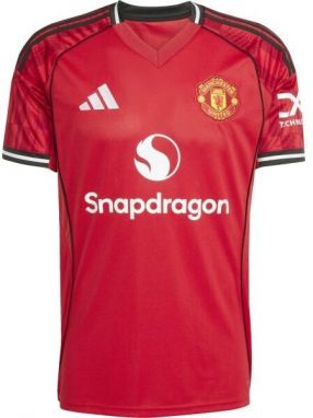adidas MANCHESTER UNITED FC HOME JERSEY Pánsky futbalový dres, červená, veľkosť XXL