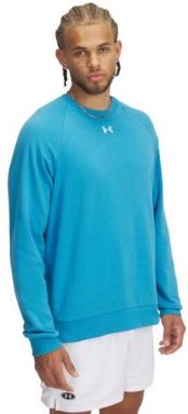 Under Armour RIVAL FLEECE CREW Pánska mikina, svetlomodrá, veľkosť M