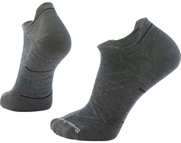 Smartwool RUN ZERO CUSHION LOW ANKLE SOCKS Pánske bežecké ponožky, tmavo sivá, veľkosť