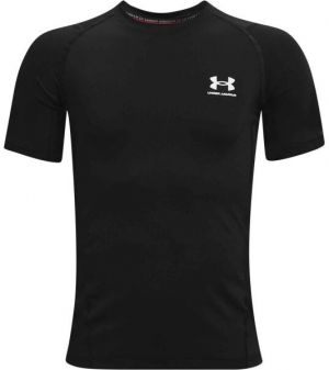 Under Armour HG ARMOUR Chlapčenské tričko, čierna, veľkosť S