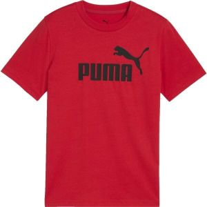 Puma ESSENTIALS N0. 1 LOGO TEE B Chlapčenské tričko, červená, veľkosť