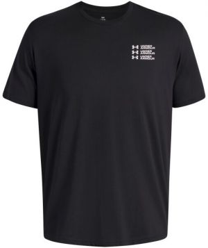 Under Armour TRIPLE STACK Pánske tričko, čierna, veľkosť S