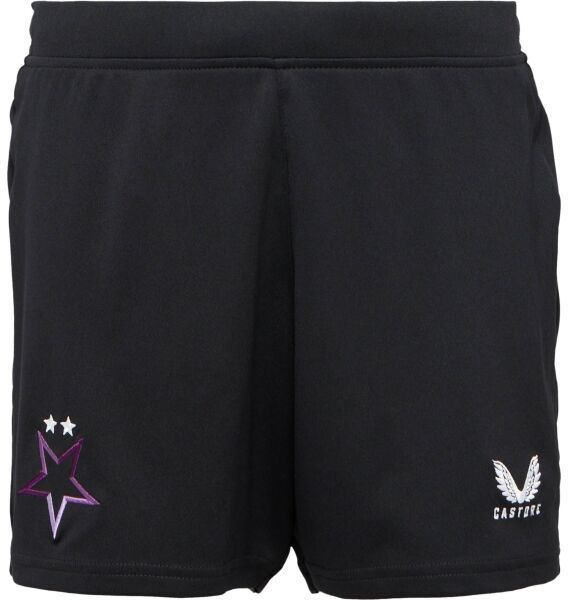 CASTORE SLAVIA PRAGUE AWAY SHORT Pánske futbalové šortky, čierna, veľkosť