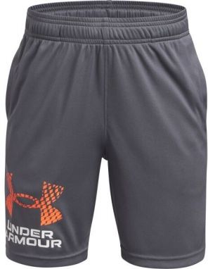Under Armour TECH LOGO Chlapčenské kraťasy, sivá, veľkosť L