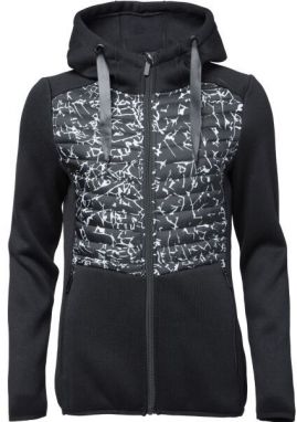 Willard GRONA Dámska kombinovaná mikina, čierna, veľkosť XXL