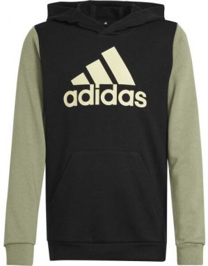 adidas ESSENTIALS BIG LOGO HOODIE KIDS Juniorská mikina, čierna, veľkosť