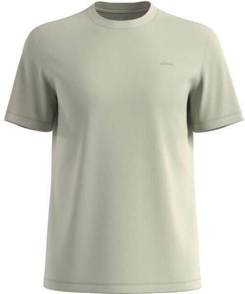 s.Oliver RL T-SHIRT Pánske tričko, béžová, veľkosť