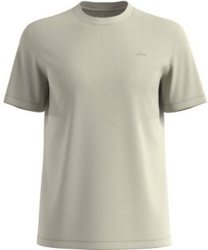 s.Oliver RL T-SHIRT Pánske tričko, béžová, veľkosť
