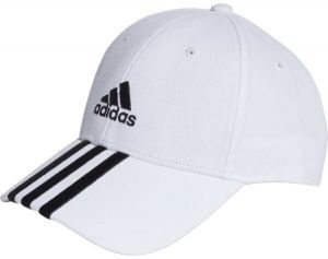 adidas 3-STRIPES BASEBALL CAP Šiltovka, biela, veľkosť