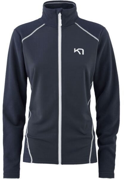 KARI TRAA KARI F/Z FLEECE Dámska flísová mikina, tmavo modrá, veľkosť