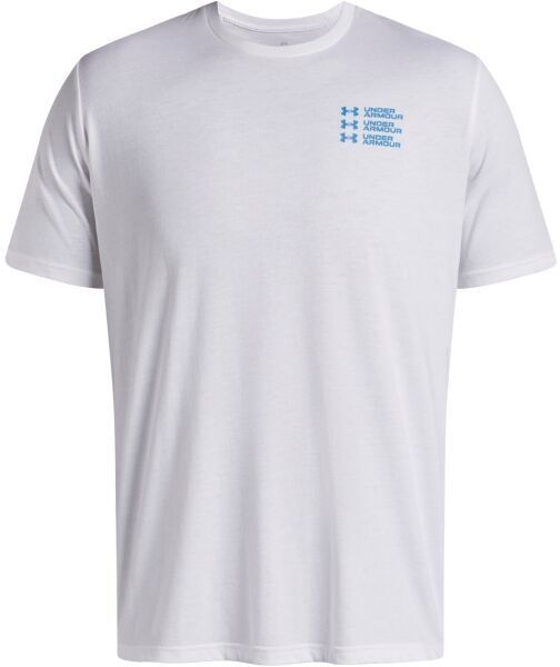 Under Armour TRIPLE STACK Pánske tričko, biela, veľkosť M