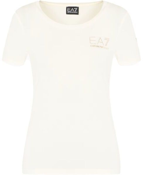 EA7 T-SHIRT Dámske tričko, biela, veľkosť
