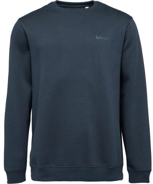 BLEND BHDOWNTON CREW NECK SWEAT NOOS Pánska mikina, tmavo modrá, veľkosť