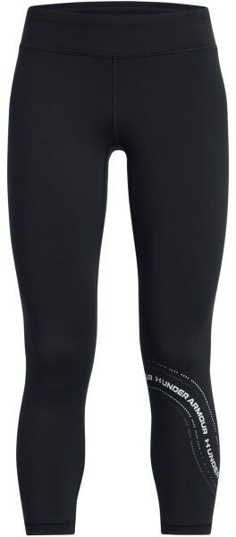 Under Armour MOTION BRANDED ANKLE Dievčenské legíny, čierna, veľkosť S