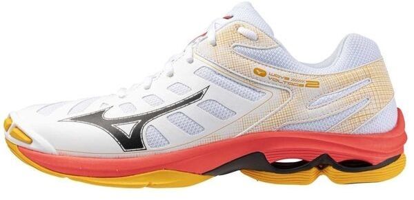 Mizuno WAVE VOLTAGE 2 Pánska volejbalová obuv, biela, veľkosť 44.5