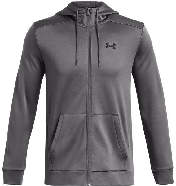 Under Armour ARMOUR FLEECE Pánska mikina, tmavo sivá, veľkosť